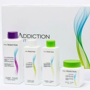 Pro Addiction Intro Kit Purple 4 Piece Multi-Protein Straightening Hair System
